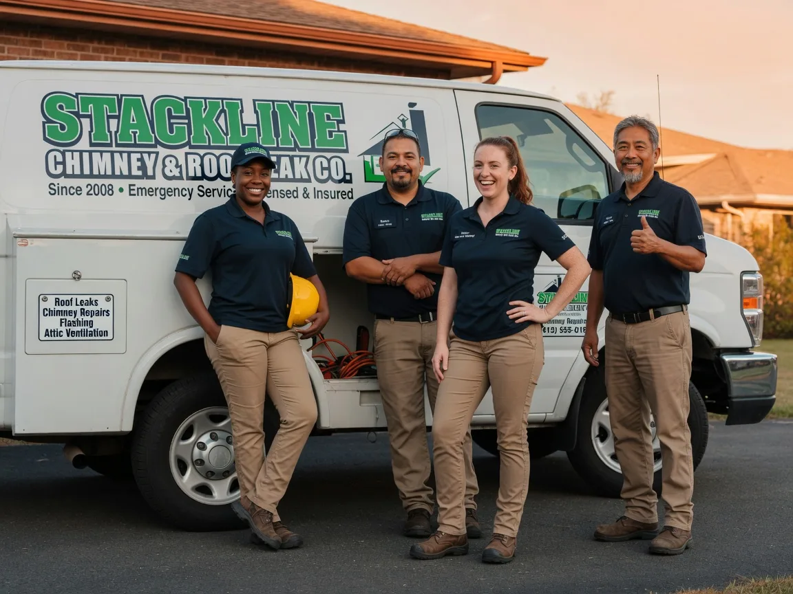 Chimney flashing repair company in Anson, TX